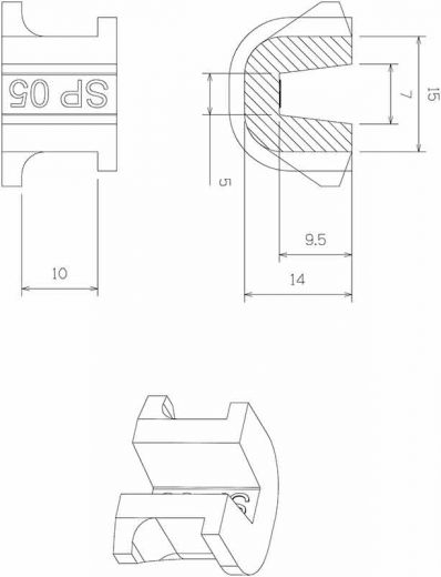 TechPulley Gleitstücke SP05 (Suzuki AN400)