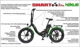 SMARTbike NEXUS 3.0 Faltbar mit Tiefeinsteigerahmen, 3" Reifen