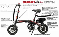 SMARTbike NANO, superkompakt mit Tragetasche