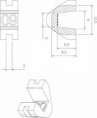 TechPulley Gleitstücke SP09/SP1613-G