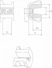 TechPulley Gleitstücke SP05 (Suzuki AN400)